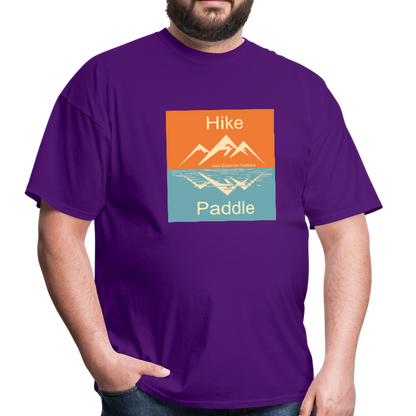Hike Paddle KZO Unisex Classic T-Shirt - purple