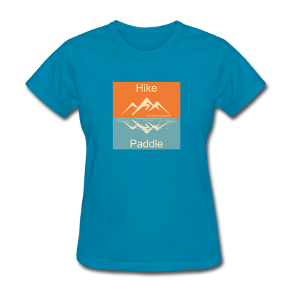Hike - Paddle KZO Women's T-Shirt - turquoise