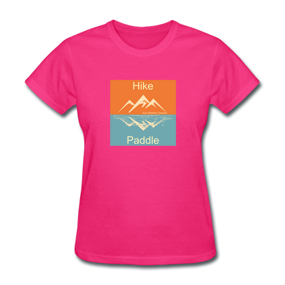 Hike - Paddle KZO Women's T-Shirt - fuchsia