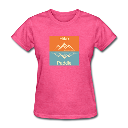 Hike - Paddle KZO Women's T-Shirt - heather pink