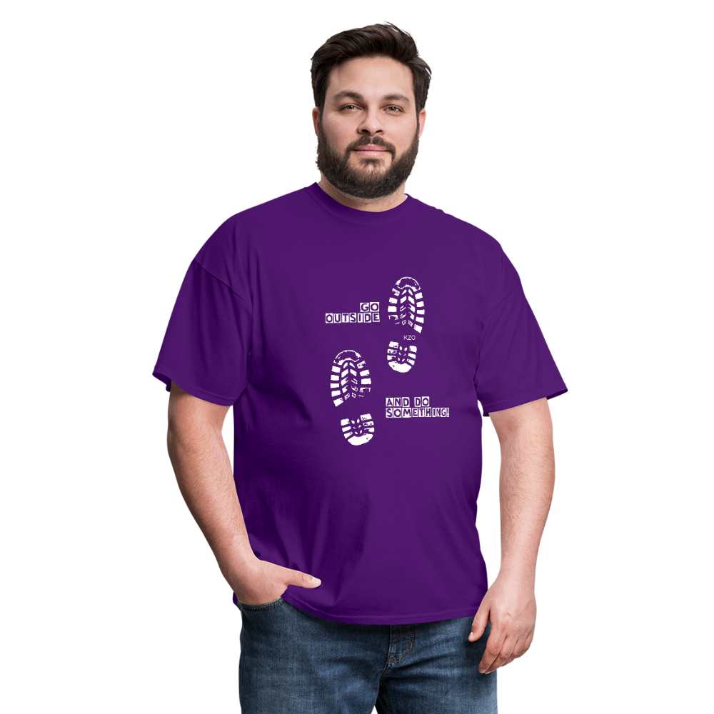Go Outside and Do Something Men's T-Shirt - purple