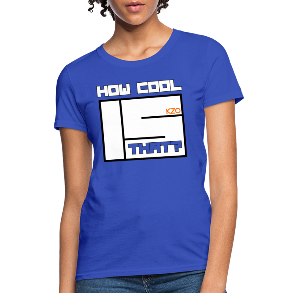 How Cool is That? KZO Women's T-Shirt - royal blue