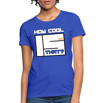 How Cool is That? KZO Women's T-Shirt - royal blue