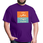 Hike Paddle KZO Unisex Classic T-Shirt - purple