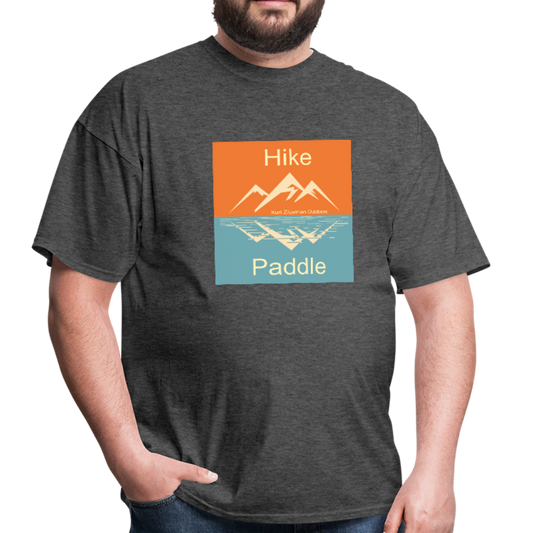 Hike Paddle KZO Unisex Classic T-Shirt - heather black