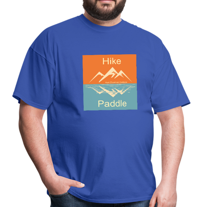 Hike Paddle KZO Unisex Classic T-Shirt - royal blue