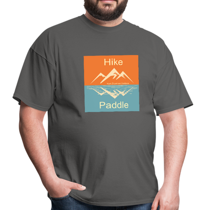 Hike Paddle KZO Unisex Classic T-Shirt - charcoal