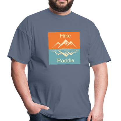 Hike Paddle KZO Unisex Classic T-Shirt - denim