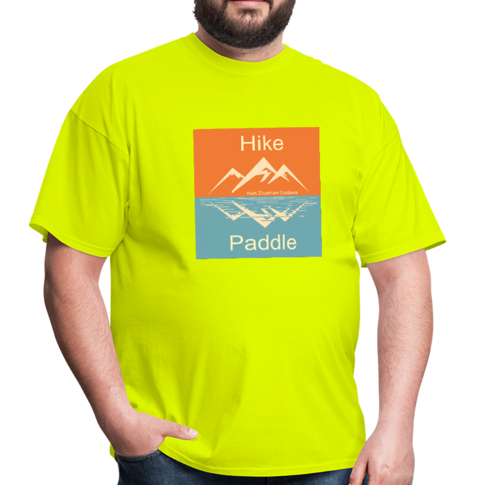 Hike Paddle KZO Unisex Classic T-Shirt - safety green