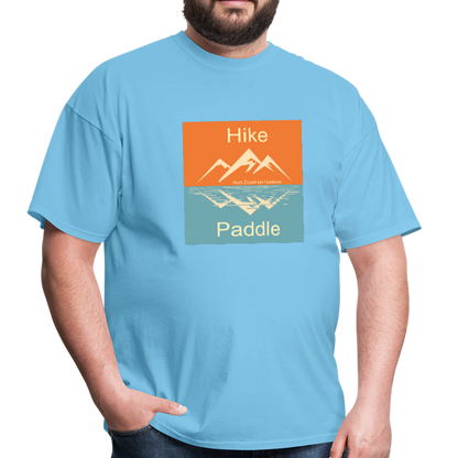 Hike Paddle KZO Unisex Classic T-Shirt - aquatic blue