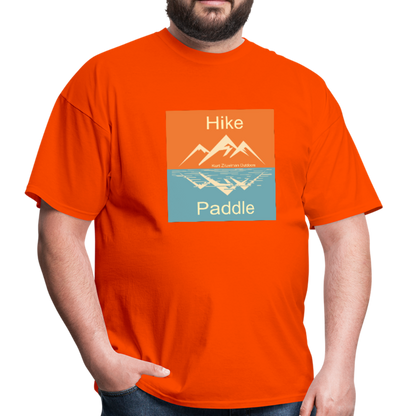 Hike Paddle KZO Unisex Classic T-Shirt - orange
