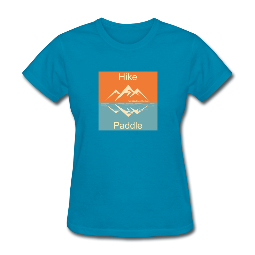 Hike - Paddle KZO Women's T-Shirt - turquoise