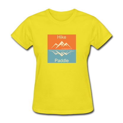 Hike - Paddle KZO Women's T-Shirt - yellow