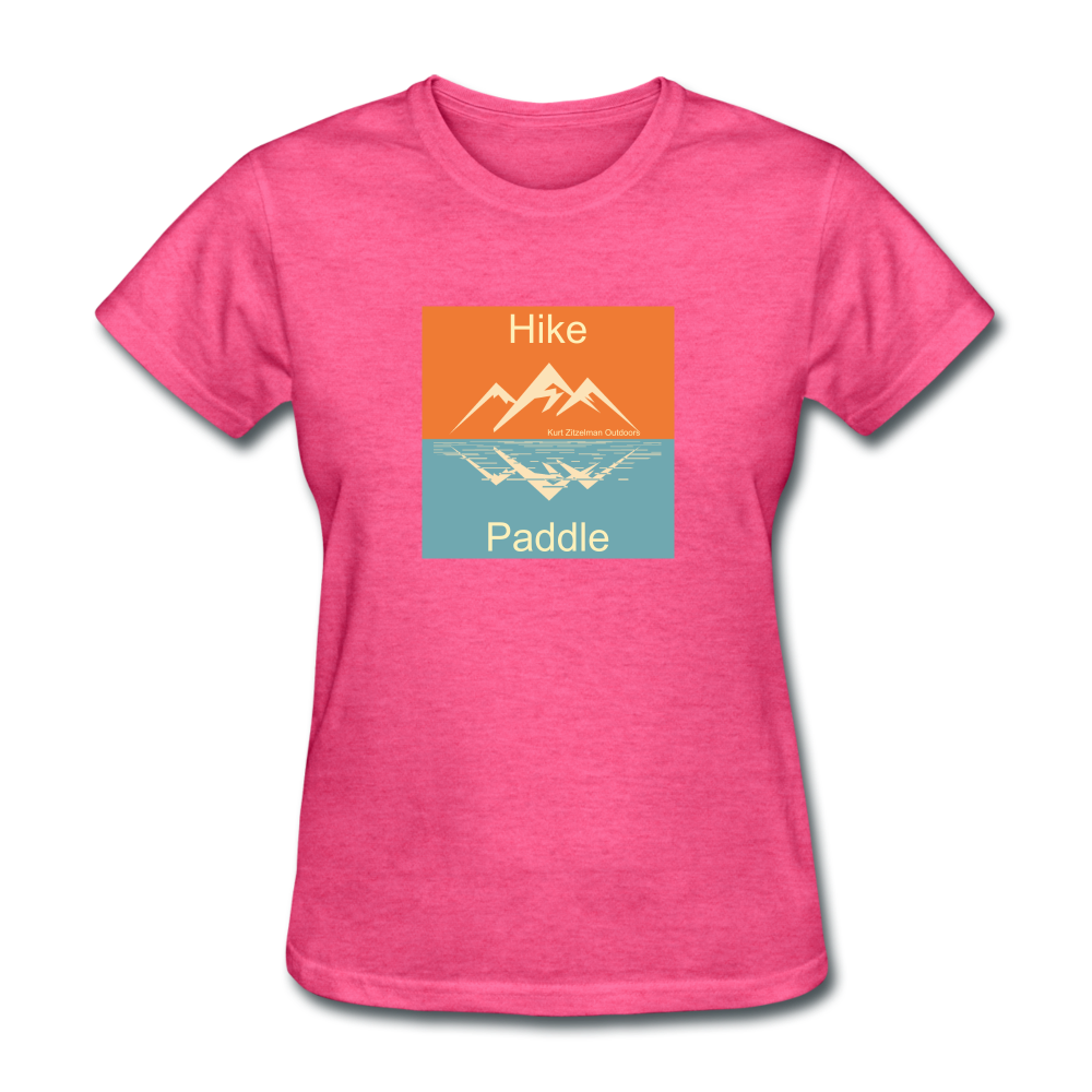 Hike - Paddle KZO Women's T-Shirt - heather pink