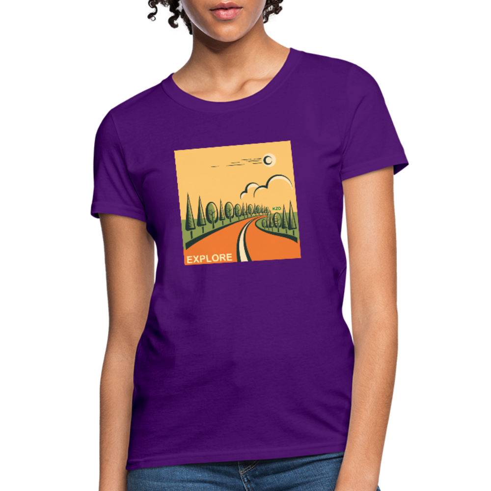 Explore Women's T-Shirt - purple
