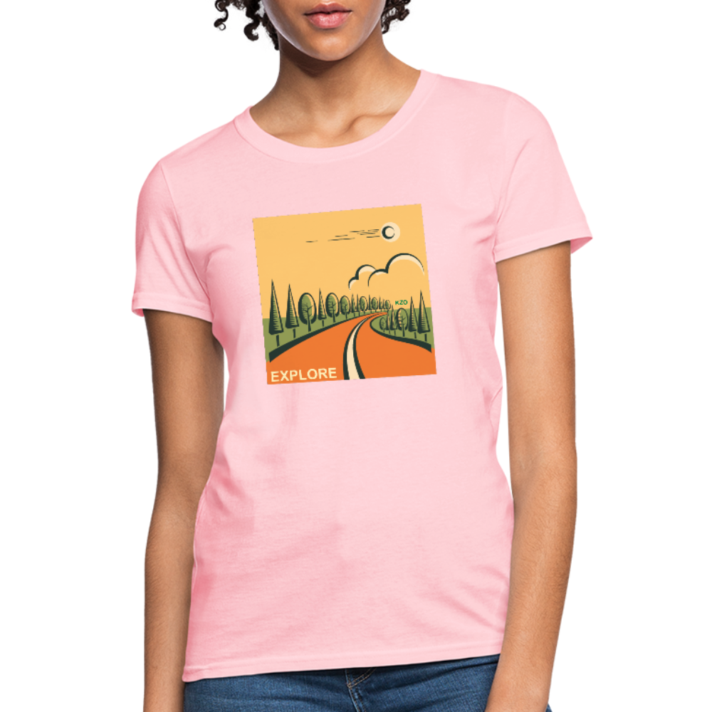 Explore Women's T-Shirt - pink