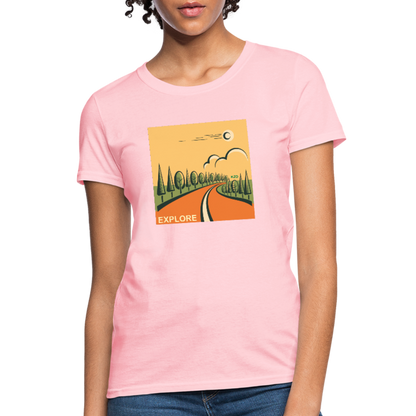 Explore Women's T-Shirt - pink