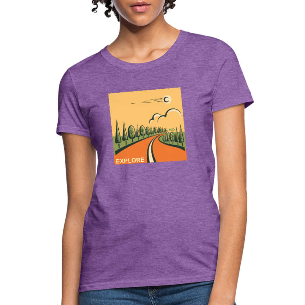 Explore Women's T-Shirt - purple heather