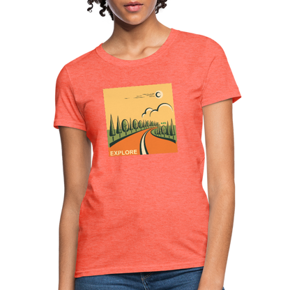 Explore Women's T-Shirt - heather coral