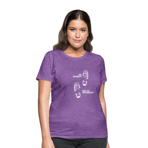 Go Outside and Do Something Women's T-Shirt - purple heather