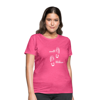 Go Outside and Do Something Women's T-Shirt - heather pink