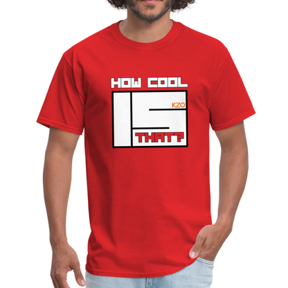 How Cool is That? KZO Men's T-Shirt - red