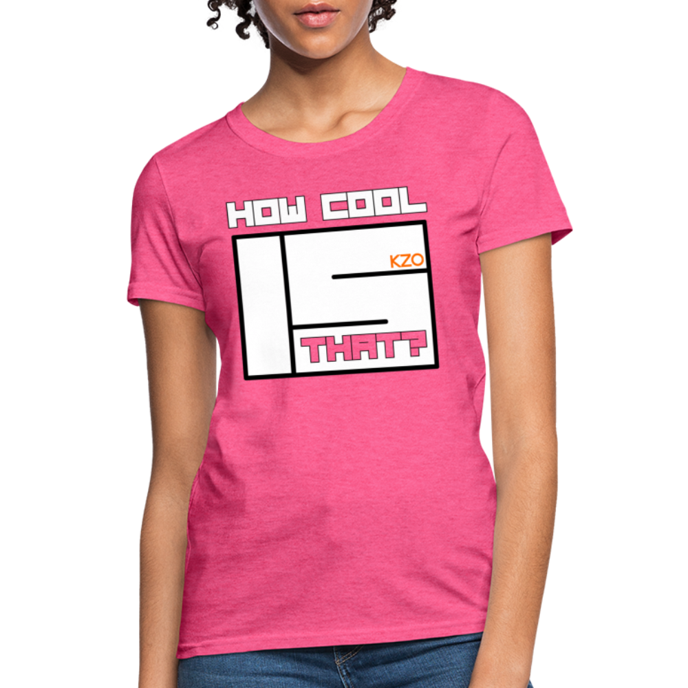 How Cool is That? KZO Women's T-Shirt - heather pink