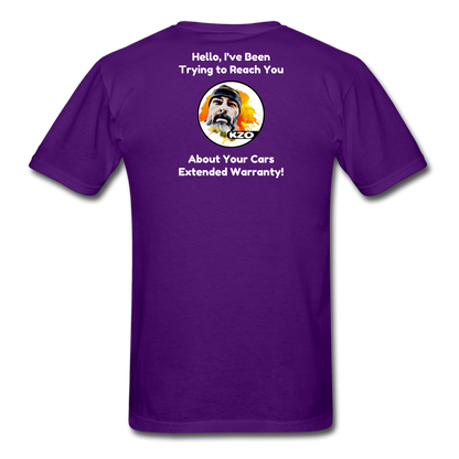 KZO Extended Warranty Men's T-Shirt - purple