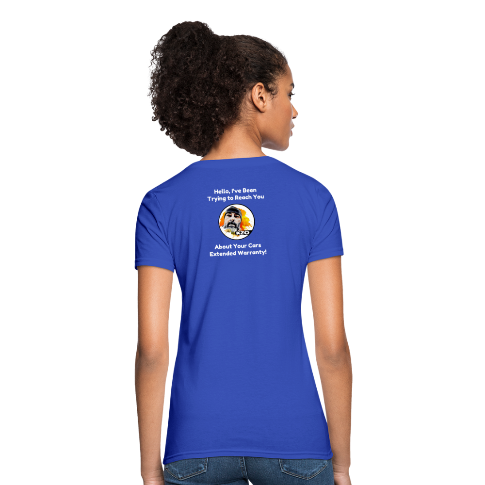 Extended Warranty Women's T-Shirt - royal blue