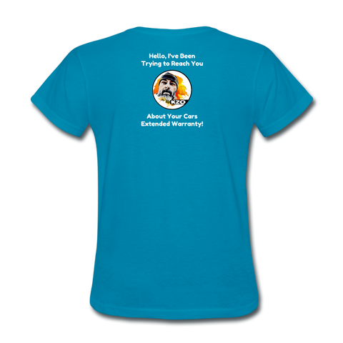 Extended Warranty Women's T-Shirt - turquoise