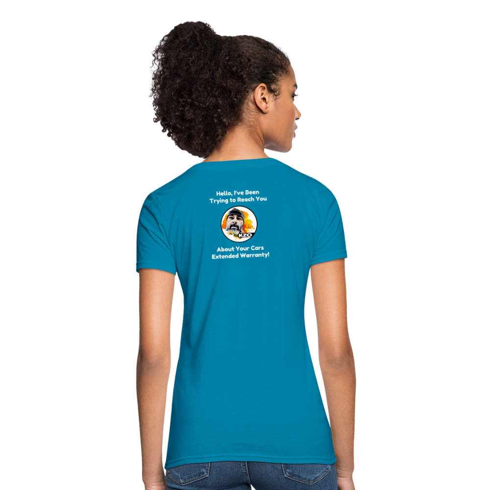 Extended Warranty Women's T-Shirt - turquoise
