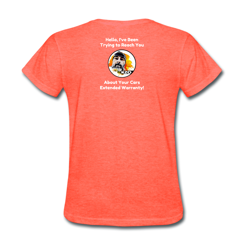 Extended Warranty Women's T-Shirt - heather coral